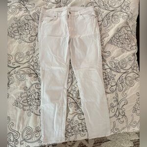 LOFT Women's White Jeans
